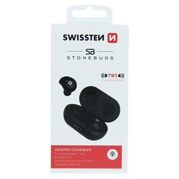 [8595217475281] ÉCOUTEURS BLUETOOTH TWS SWISS STONEBUDS NOIRS