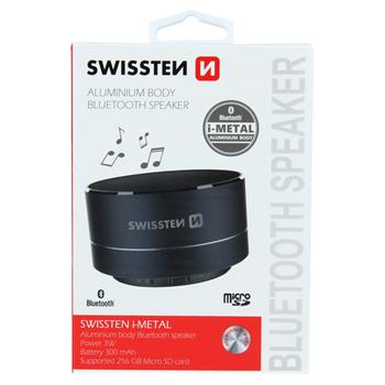 [8595217451179] ENCEINTE BLUETOOTH SWISSTEN i-METAL NOIRE