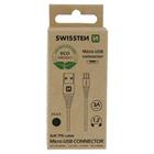 [8595217475595] Câble de données Swissten USB/Micro USB Blanc 1,2 m (Pack Éco)
